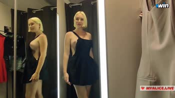 MyCandyAlice's Fitting Room Frenzy: Transparent Clothes Try-On Haul