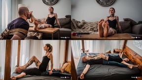 Bound Boyfriend Trained as a Foot Slave - Spanish (sub:English) - MP4 - FULLHD 1080
