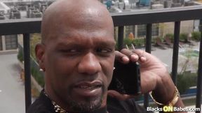 Black dude fucks teen after helping her