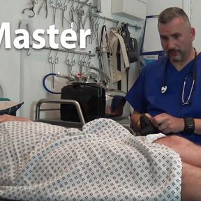 Doctor uses electro on big dick slave PREVIEW