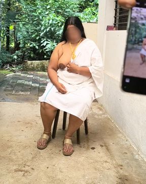 Desi girl in topless sexy photoshoot, after shoot picture