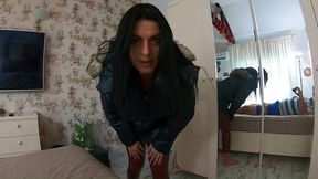 milfycalla- deep blow-job while wearing fur hooded puffer jackets