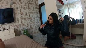 milfycalla- deep blow-job while wearing fur hooded puffer jackets