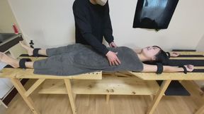 Yuu Kikuchi – I-Position Restraint in Massage-to-Tickling Session