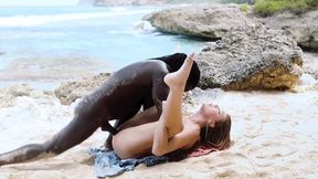 Blacked Out: Interracial Caribbean Fun with GF