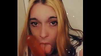 Pretty Tranny Wants To Wrap Her Lips Around Cock