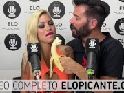 CHICHA LOCA PRUEBA LA BANANA CON ELO PODCAST