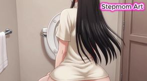 JOI Stepmom Show private Toilet - Come with me 100% You'll cum - Dirty Talk