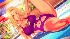 Lady Tsunade Teaches the Sexjutsu to Naruto with Many Creampies - Anime Hentai 3d Compilation