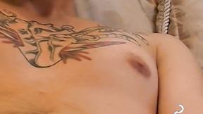 ”Mouthfucking my tattooed  buddy in a smoke filled room”