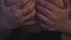 Sucking my own titties