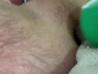 Masturbating whilst caged