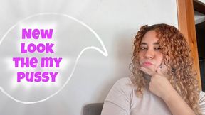 Pussy worship: new look for my hairy pussy