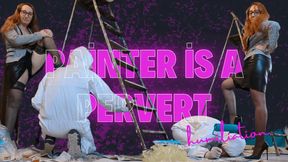 Painter is a pervert - L'imbianchino è un pervertito - Misia the Witch - femdom humiliation - chastity | HD