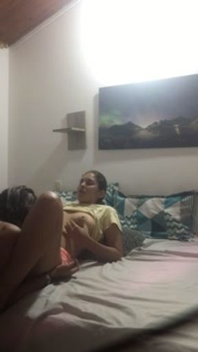 My neighbor is a lesbian whore and she likes to come to my house so I can lick her pussy