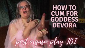 How to Cum to Please Goddess Devora: Post Orgasm Pain JOI with Financial Punishment ft OctoGoddess MiLF Domme 720p Version