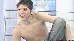 Skinny Cute Twink Cums On Himself While Jerking With Keegan Kemp