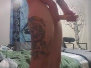 Ca$h Ap $firealien  Trans Man Fucks Himself And Does Anal While Roommates Are Home