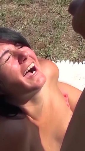 FREE FUCK ON THE BEACH! THE ULTIMATE CUM PARTY! EVERYONE CAN CUM!   Clip 2