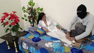 Hot Indian Mistress Massage From her Home Servant Guy