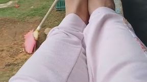 Beautiful dirty toes