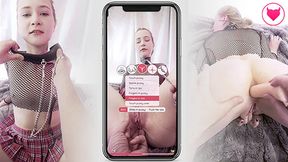 Ivy Rein's interactive slave training hard throat POV
