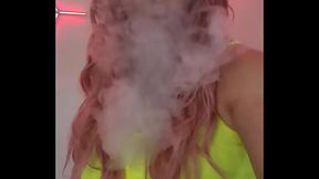 Just a sexy smoking fetish, vape addict, chastity locked, sloppy spitting, Sissy femboy whore... doing her Thang! ??...