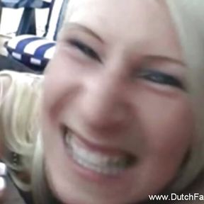 Fucking His Dutch Blonde Girlfriend