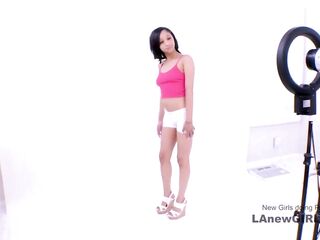Hot teen model got enticed by the producer