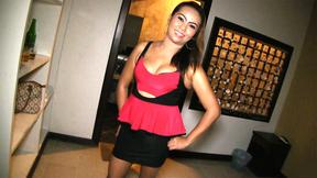 ”Mature amateur BBW Thai female sex in P-O-V with a white customer”