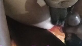 Step-brother ejaculates quickly after I finally let him banged me