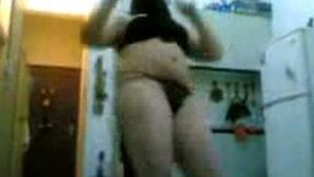 My voluptuous Arabian goddess gives me hot belly dance