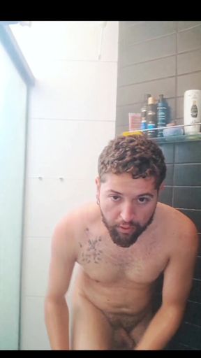 I Almost Got Caught Showing off Inside the Shower Room Where the Truck Drivers Bathe.