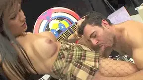 Luana Offers Her Big Cock For A Gift