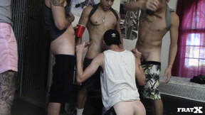 Frathouse banging turns wild