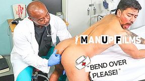 Doctor Aaron Trainer Performs Prostate Exam on Ant Vega for ManUpFilms