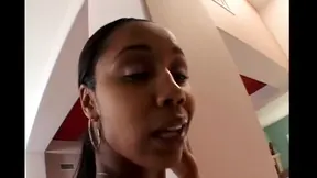 She Grabs the Big Black Cock!