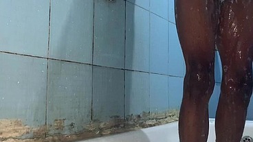 Stilesbhalifa1 manscaping and full shaving shower session