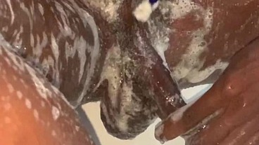 Stilesbhalifa1 manscaping and full shaving shower session