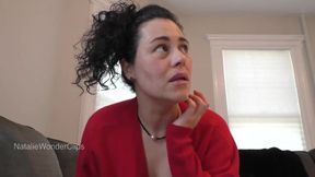 The growing monster cock inside her
