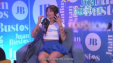 Mell's Blanco Tinny girl LATINA reaches 24 orgasms and ends up with very wet pussy -SMALL TITS on Juan Bustos Podcast
