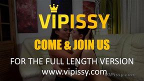 Raven Haired Lesbians Drink Their Golden Piss