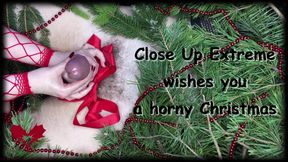 Close up Extreme Wishes You a Horny Christmas