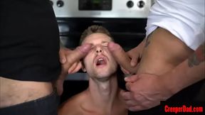 Hairy Daddies share their Stepson @CreeperDad