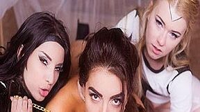 Anissa Kate, Ava Koxxx And Potro De Bilbao In Rogue Cum