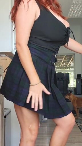 Would You Like to See Me Film Some Solo Content in This Kilt Outfit?