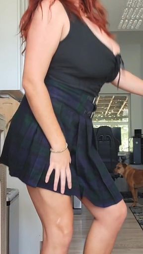 Would You Like to See Me Film Some Solo Content in This Kilt Outfit?