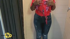 Desi Slut Gets Covered In Piss While Clothed