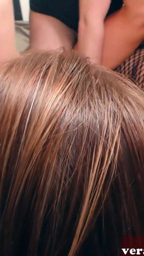 Thrilling moment from &quot;German Housewife swinger couple - homemade party, group sex&quot;