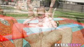 ”Sexy summer outdoor shaft sucking on my parents backyard”